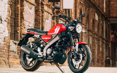 Yamaha XSR125 upgraded with colours schemes for 2023