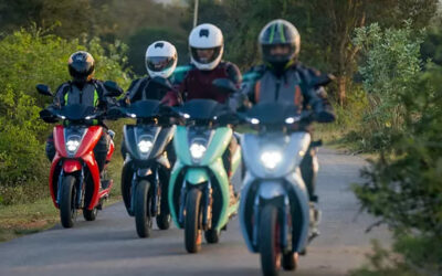 Ather 450X electric scooter is now offered in six colours.