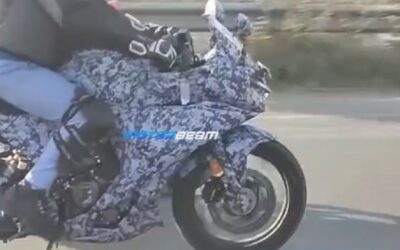 Hero Karizma XMR 210 noticed testing before launch