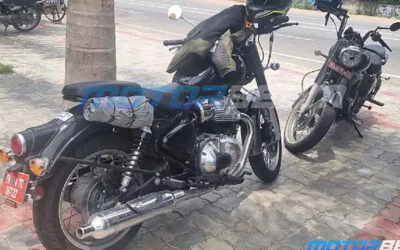 Royal Enfield Shotgun 350 & Classic 650 test bikes spotted