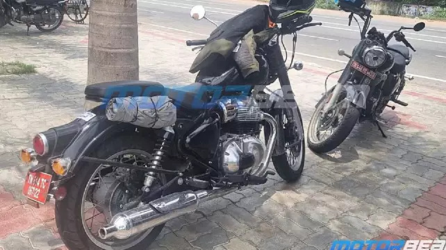 Royal Enfield Shotgun 350 & Classic 650 test bikes spotted