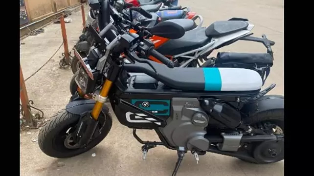 BMW CE02 electric scooter seen in India for testing